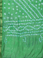Juniper Women Green Shantoon Bandhani Na Dupatta | Grocsy