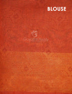 Shades of Cream Colour And Orange Blouse Patola Design Semi Chanderi Saree By Gayathri Reddy Designer Studio | Grocsy