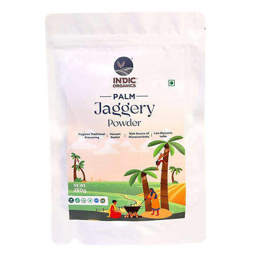 Indic Organics Palm Jaggery Powder | Grocsy