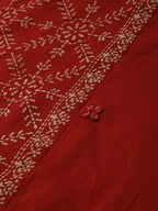 All About You Women Red & Golden Ethnic Motifs Embroidered Kurta Set | Grocsy