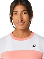 ASICS Court SS Colourblocked Short Sleeved T-Shirt | Grocsy