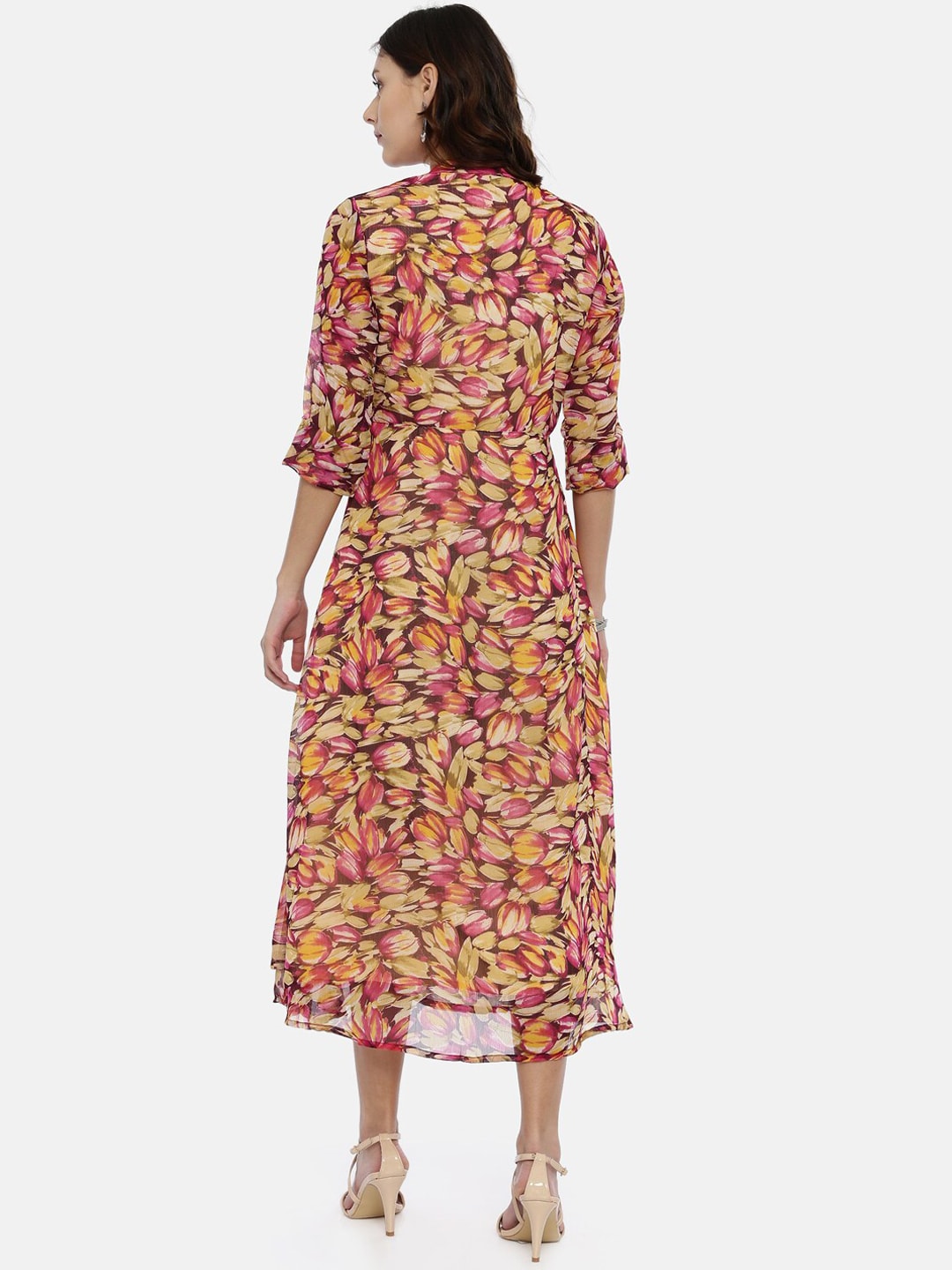 Souchii Multicoloured Printed A-Line Kurta | Grocsy