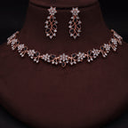 Tehzeeb Creations Brass, Stone, Crystal, Stainless Steel Gold-Polished Black Jewel Set | Grocsy