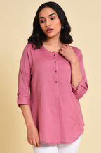 W for Woman Purple Western Women Top | Grocsy