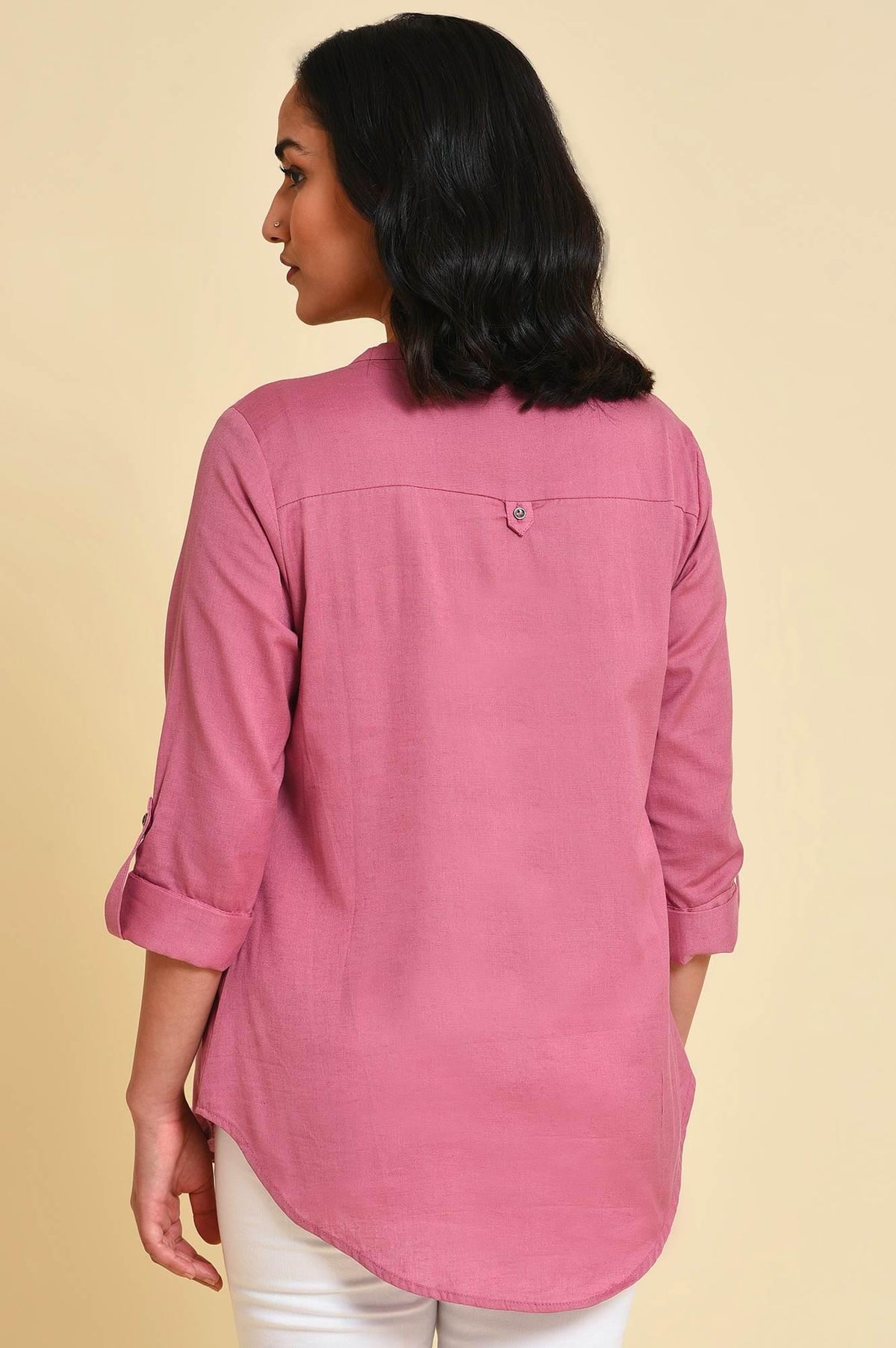W for Woman Plus Size Purple Western Plus Size Top | Grocsy