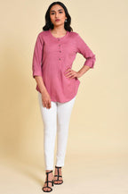 W for Woman Purple Western Women Top | Grocsy