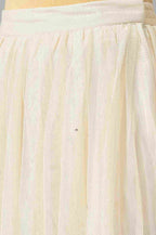 W for Woman Off-White Sequins Mesh Skirt | Grocsy