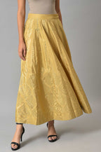 W for Woman Gold Prited Light Festive Skirt | Grocsy