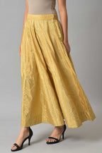 W for Woman Gold Prited Light Festive Skirt | Grocsy