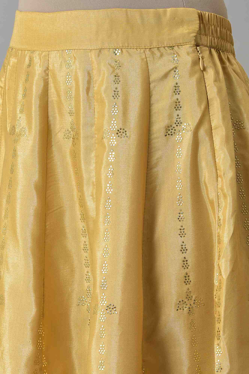 W for Woman Gold Prited Light Festive Skirt | Grocsy