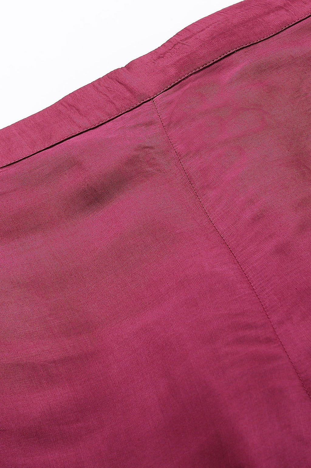 W for Woman Purple Shantung Straight Parallel Pants | Grocsy