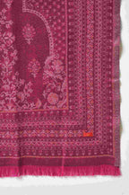 W for Woman Dark Green Acrylic Floral Print Dupatta | Grocsy