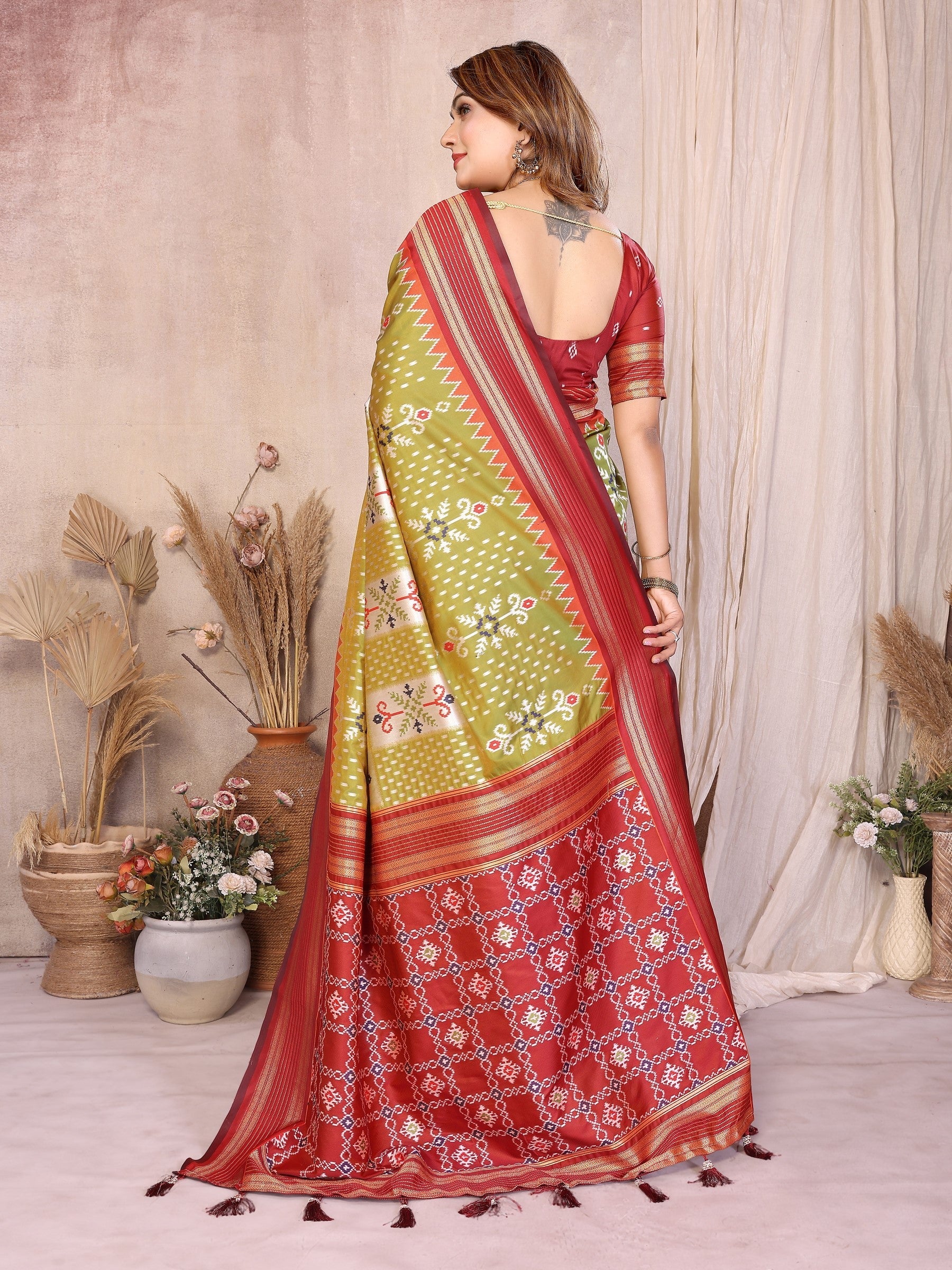 Anaita Premium South Soft Silk Saree | Grocsy