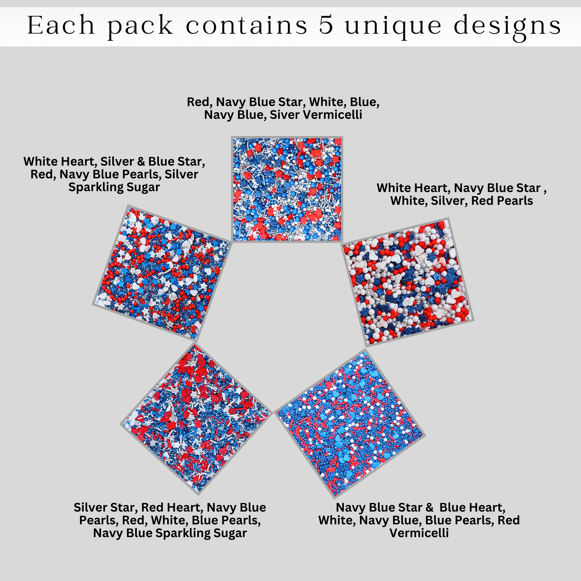 Confect Hero's Triumph Patriotic Sprinkles | Grocsy