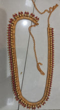 Elite Trading Golden Sari/Dress Red Belt | Grocsy