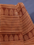 Dark Mustard Colour Block Print Pure Mulmul Cotton Saree By Gayathri Reddy Designer Studio | Grocsy