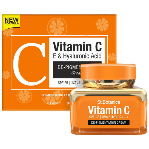 St.Botanica Vitamin C, E & Hyaluronic Acid De-Pigmentation Cream | Grocsy