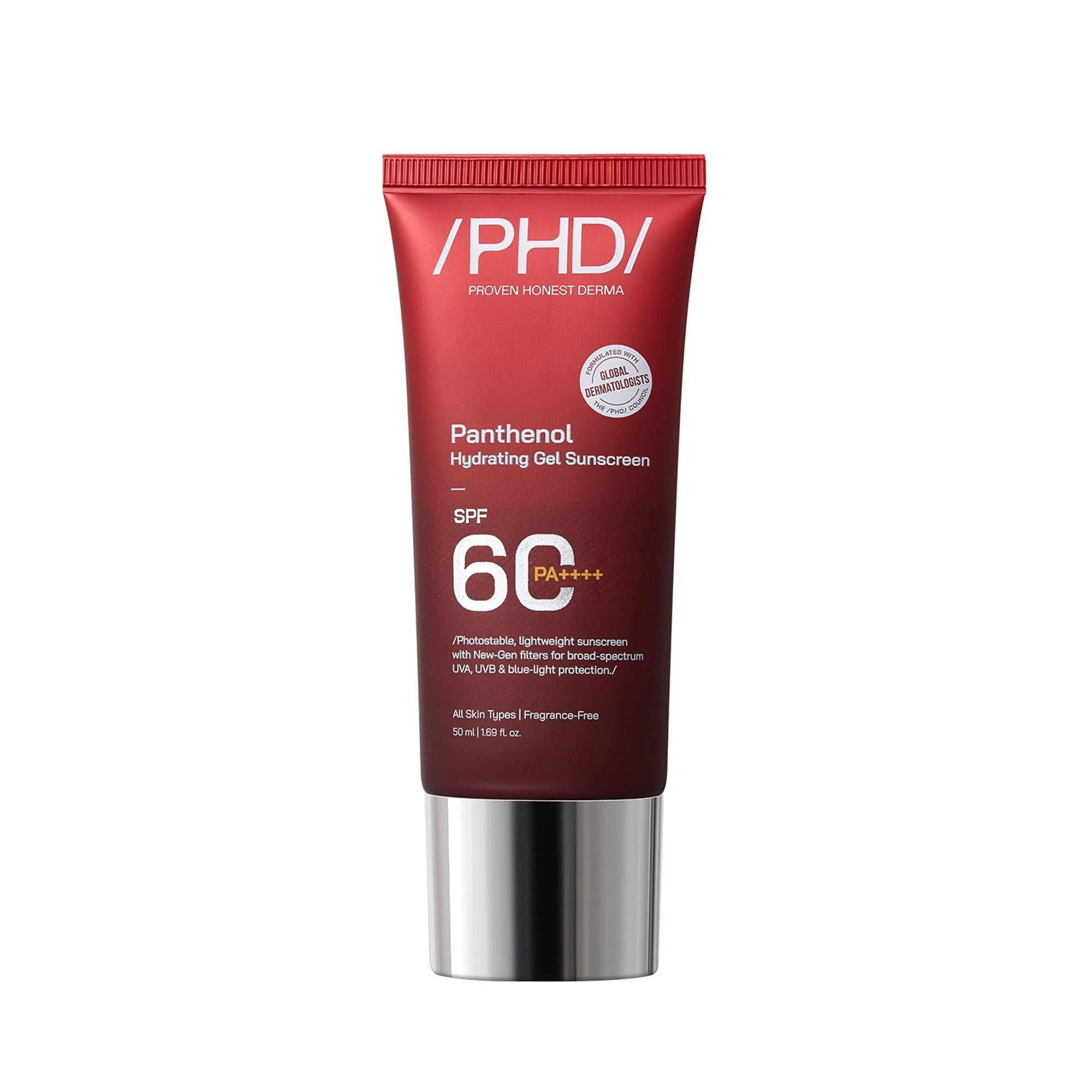 Proven Honest Derma (PHD) Panthenol Hydrating Gel Sunscreen SPF 60 PA++++ | Grocsy
