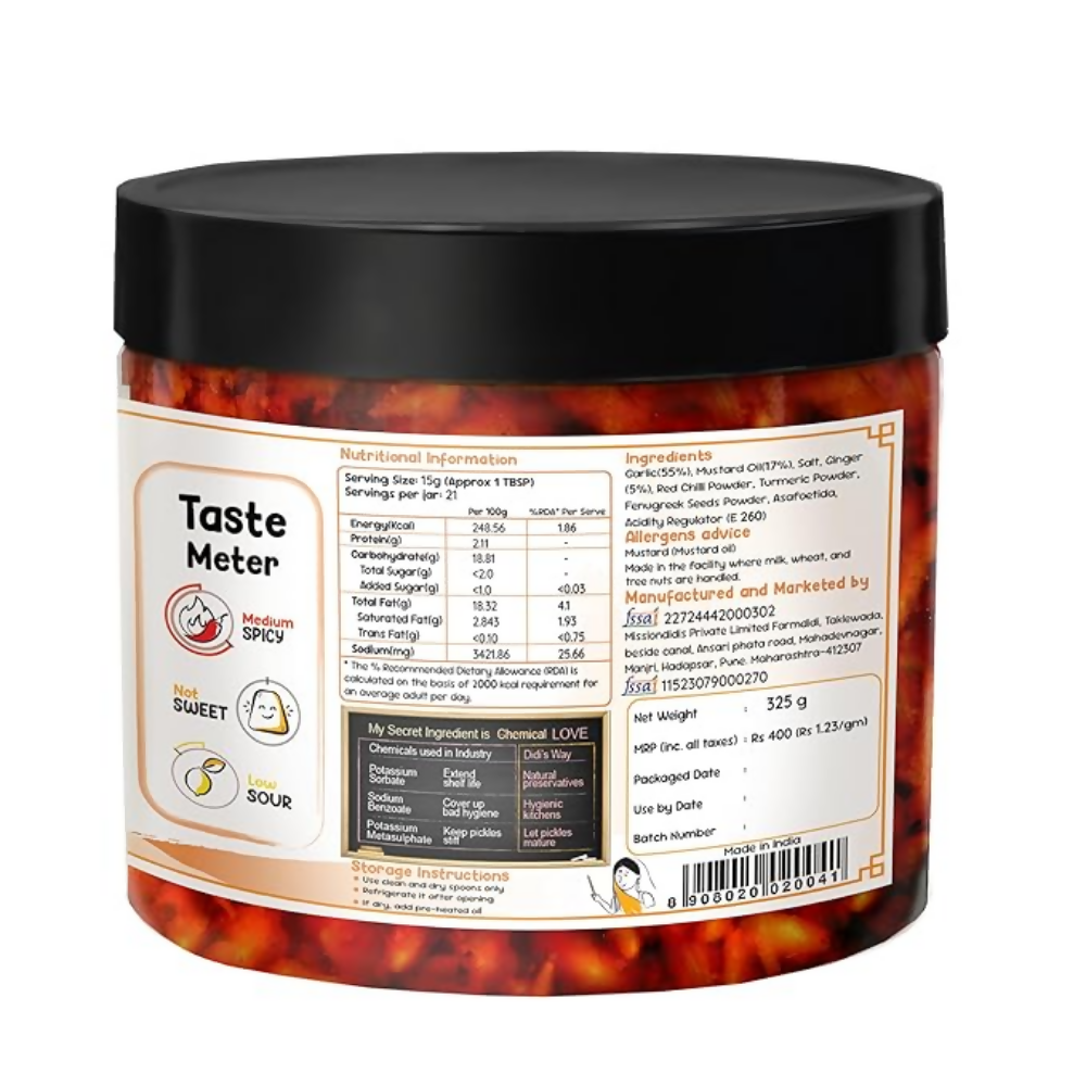 FarmDidi Garlic Pickle | Grocsy