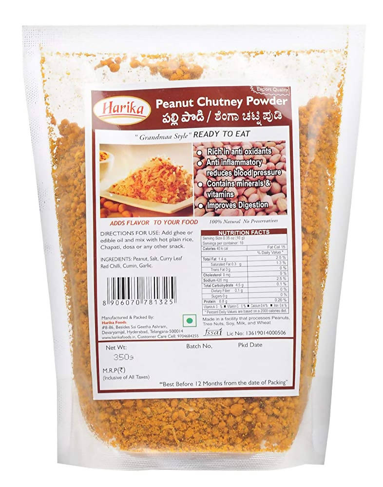 Harika Peanut Chutney Powder | Grocsy