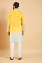 Lahza Ombre Designer Men's kurta by Hilo Design | Grocsy