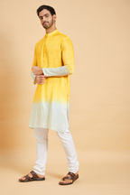Lahza Ombre Designer Men's kurta by Hilo Design | Grocsy