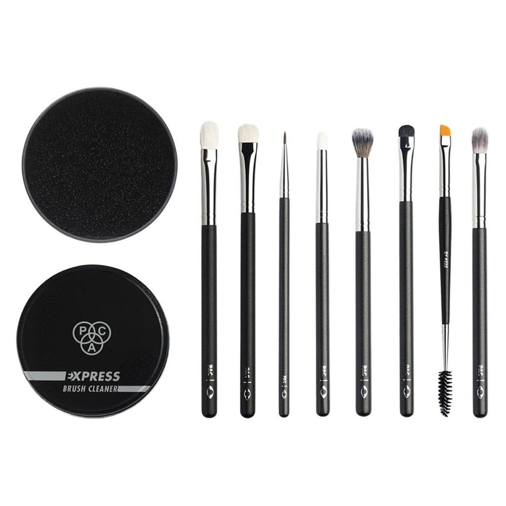 PAC Studio Eye Series Brush Set (8 Brushes) with Cleaner Combo | Grocsy