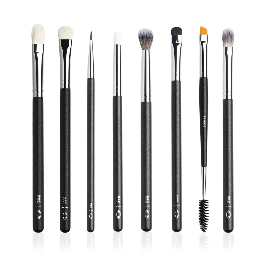 PAC Studio Eye Series Brush Set (8 Brushes) with Cleaner Combo | Grocsy