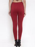 TAG 7 Women Pack Of 2 Solid Churidar-Length Leggings | Grocsy