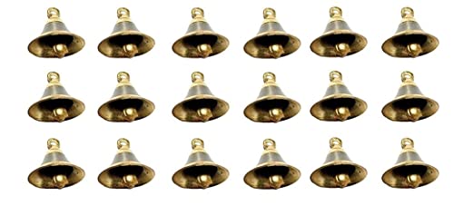 Uapan Brass Pooja Room Bells with J Hook | Grocsy