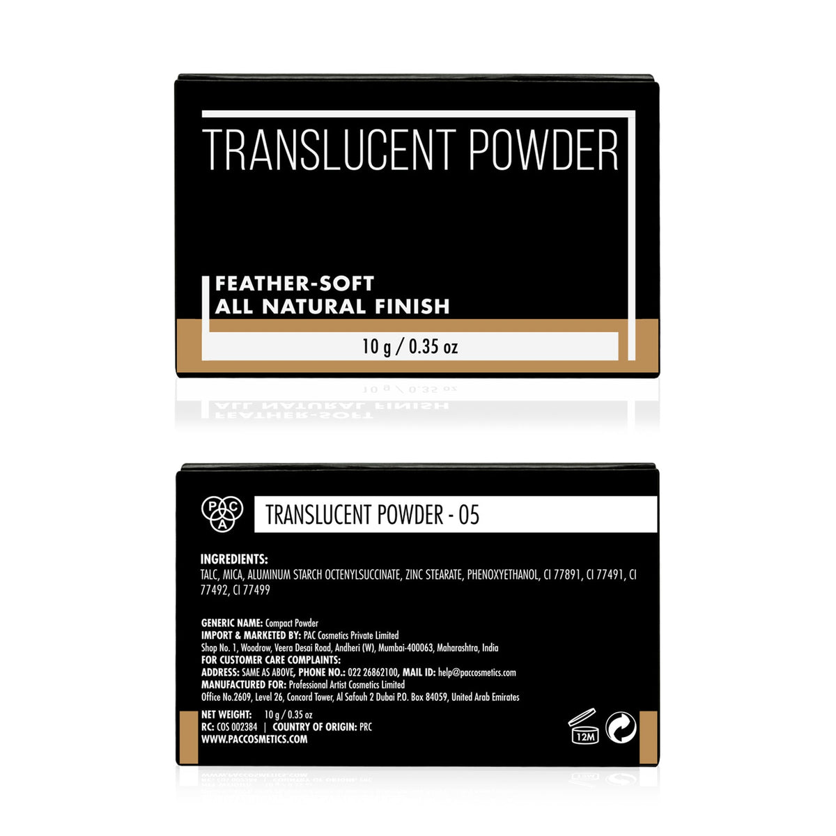 PAC Studio Translucent Powder - 05 | Grocsy
