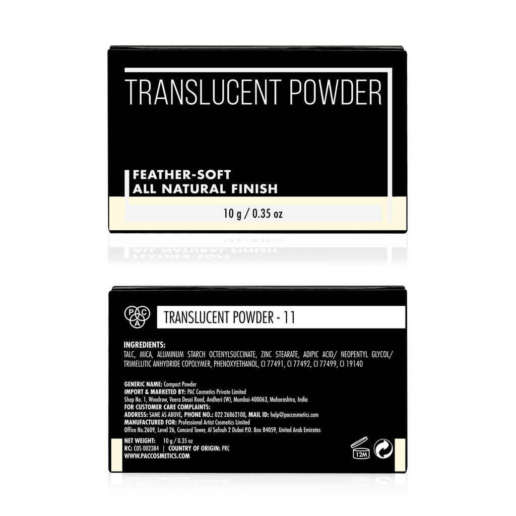 PAC Studio Translucent Powder - 11 | Grocsy