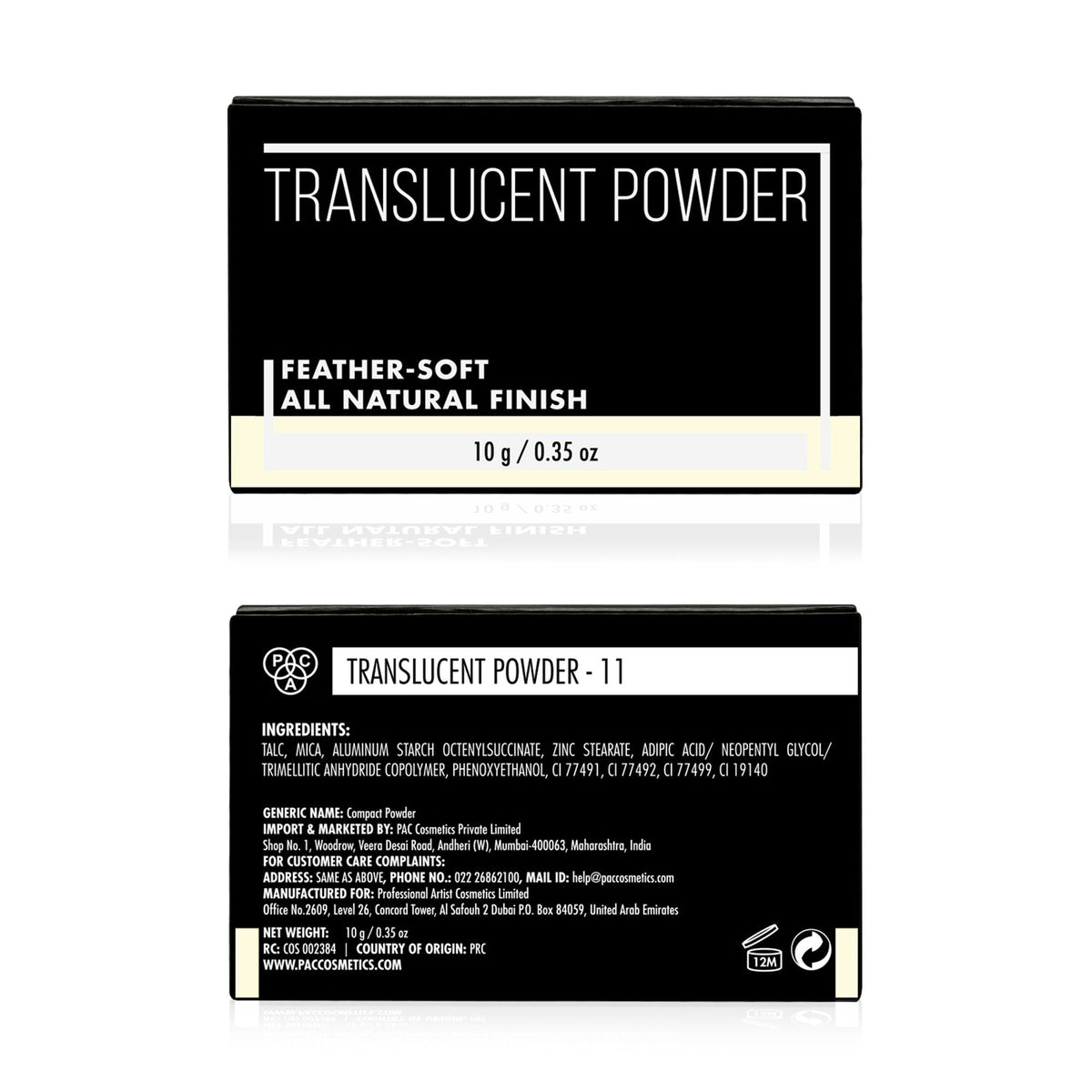 PAC Studio Translucent Powder - 11 | Grocsy