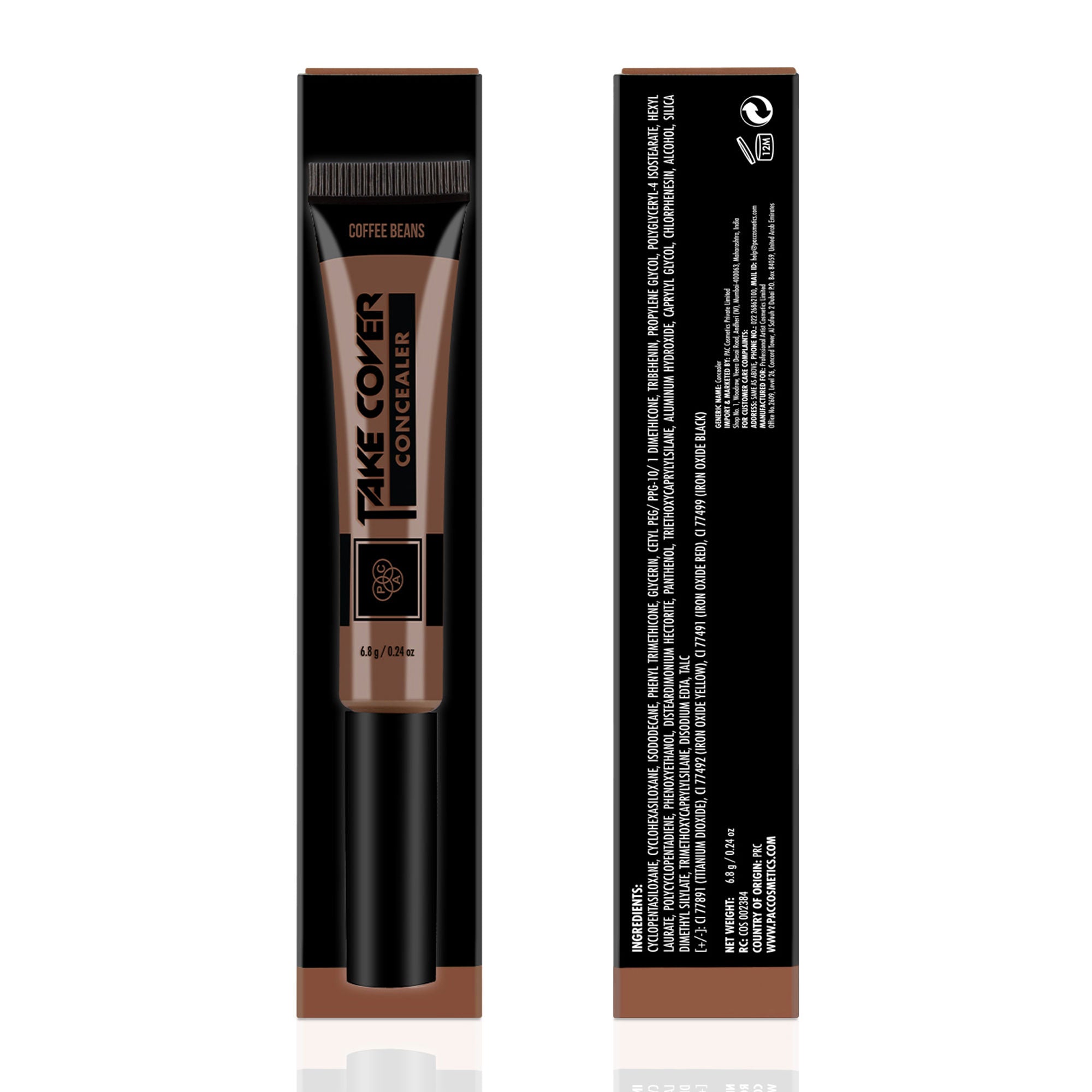 PAC Studio Take Cover Concealer - 16 Coffee Beans | Grocsy