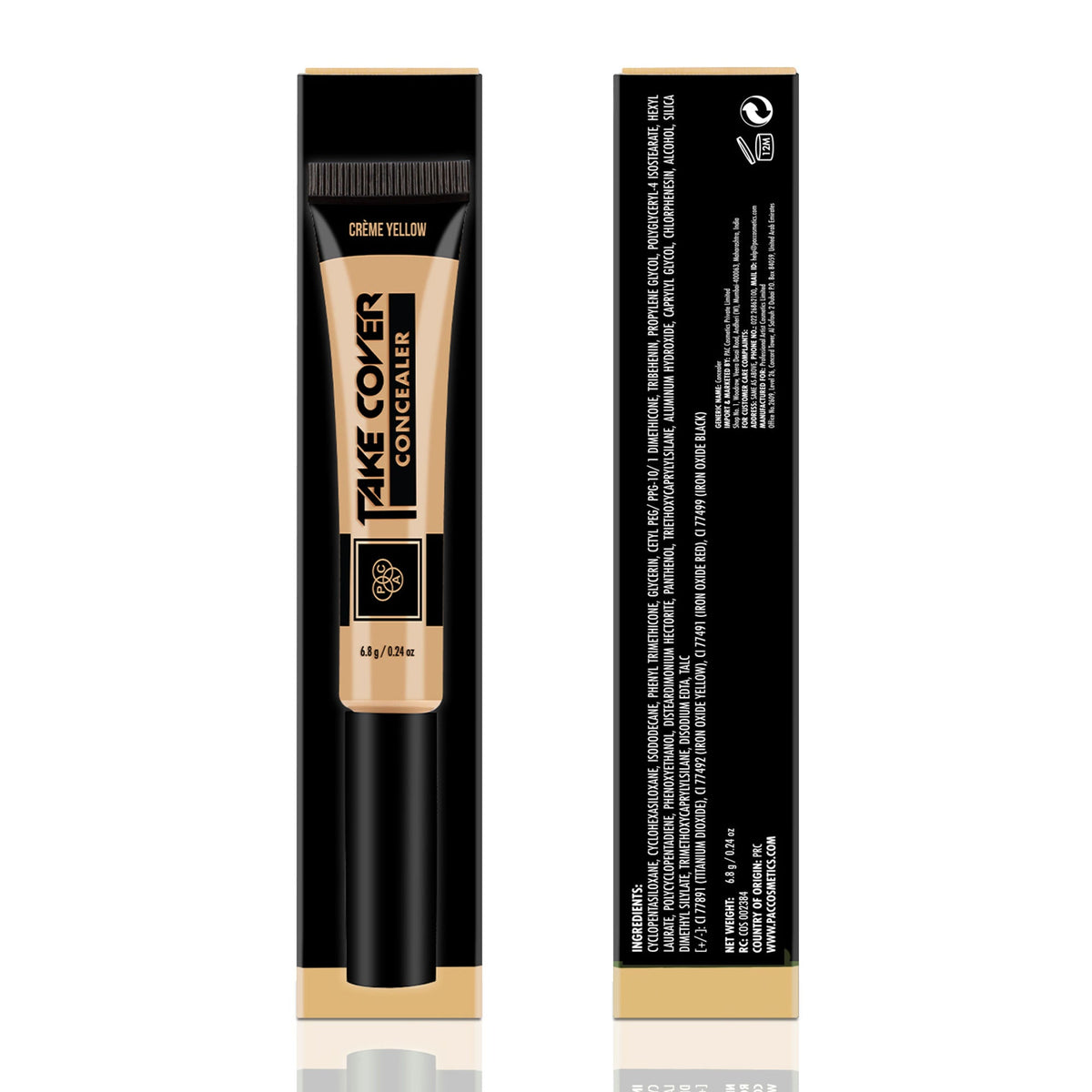 PAC Studio Take Cover Concealer - 21 Creme Yellow | Grocsy