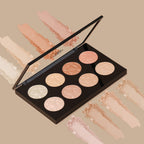 PAC Studio Glowing Goddess Highlighter Palette - Intense Glow, Silky Smooth Micro Pearls, Blends Seamlessly | Grocsy
