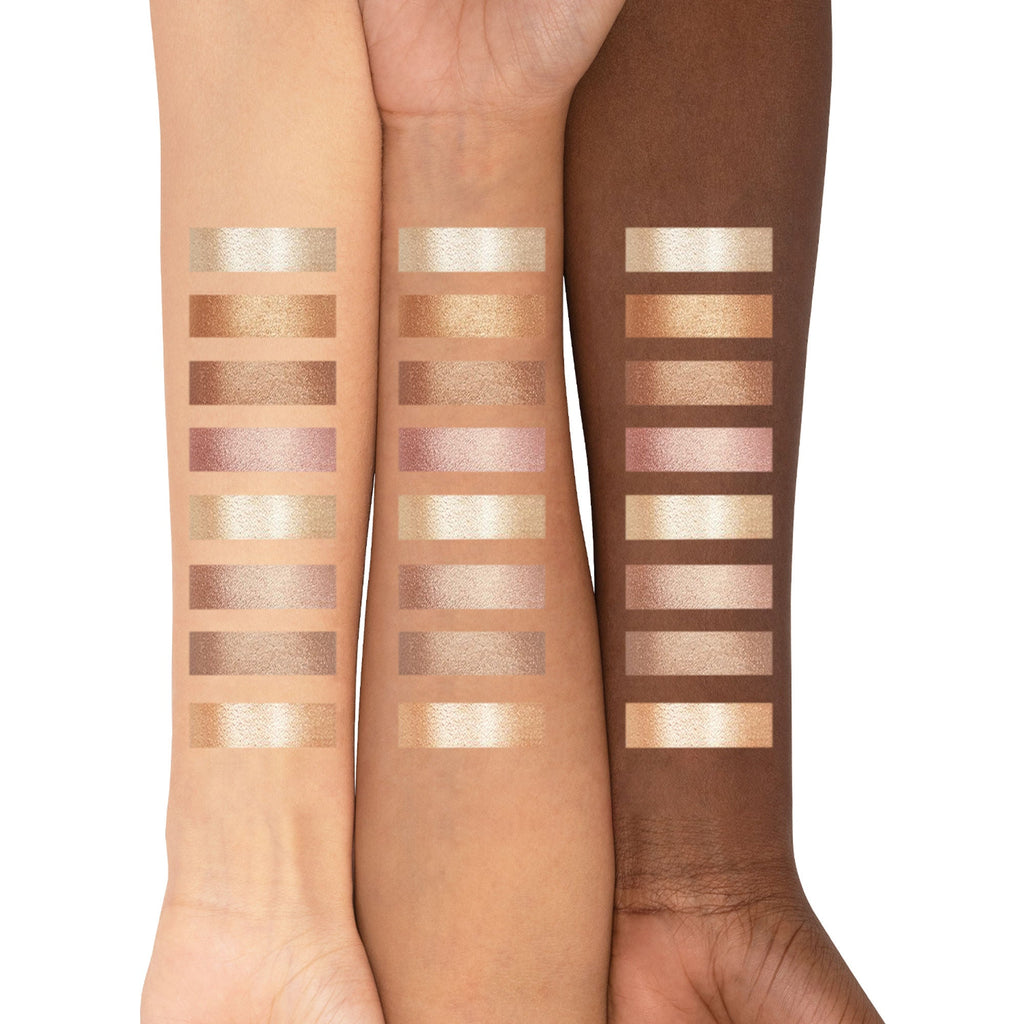 PAC Studio Glowing Goddess Highlighter Palette - Intense Glow, Silky Smooth Micro Pearls, Blends Seamlessly | Grocsy