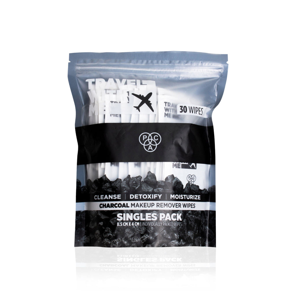 PAC Studio Travel With Me Charcoal Wipes (Singles) | Grocsy