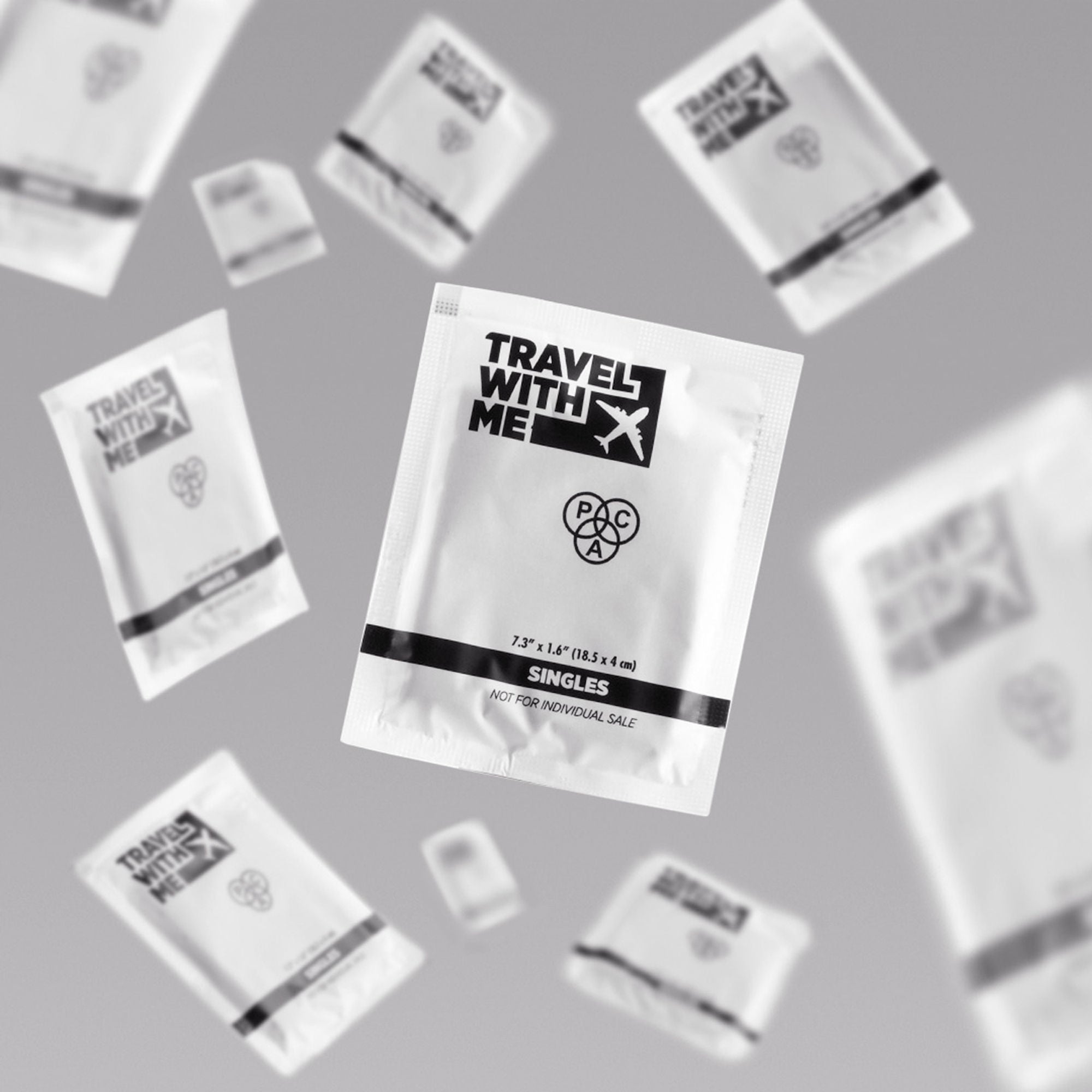 PAC Studio Travel With Me Charcoal Wipes (Singles) | Grocsy