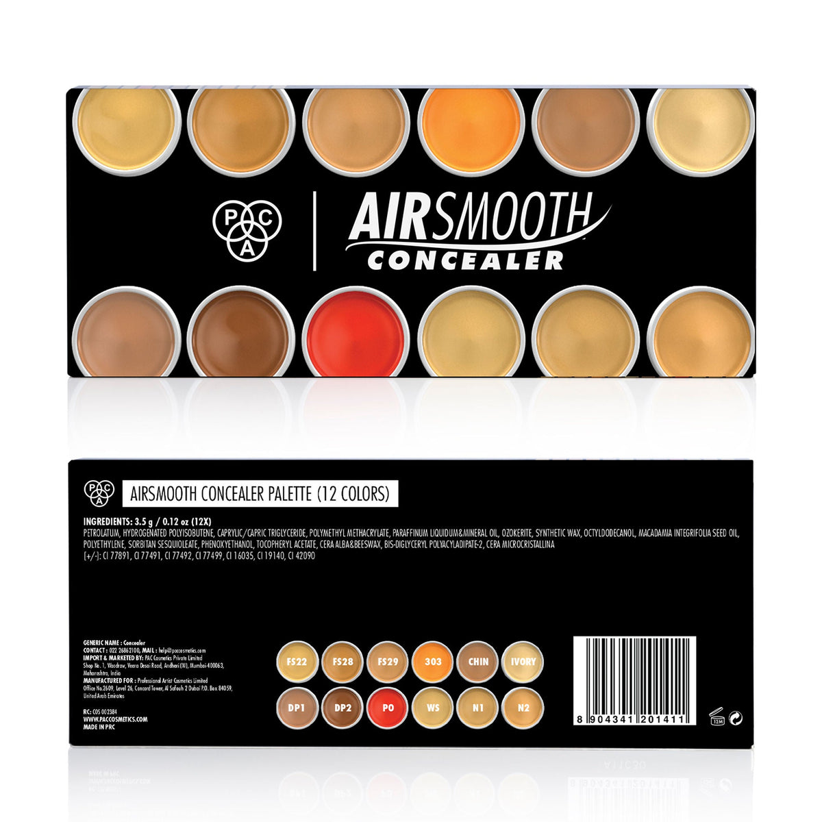 PAC Studio Airsmooth Concealer X12 | Grocsy