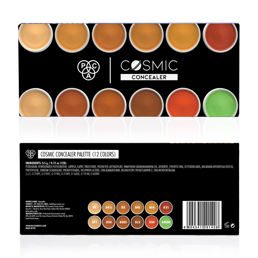 PAC Studio Cosmic Concealer Palette 12 Colors | Grocsy