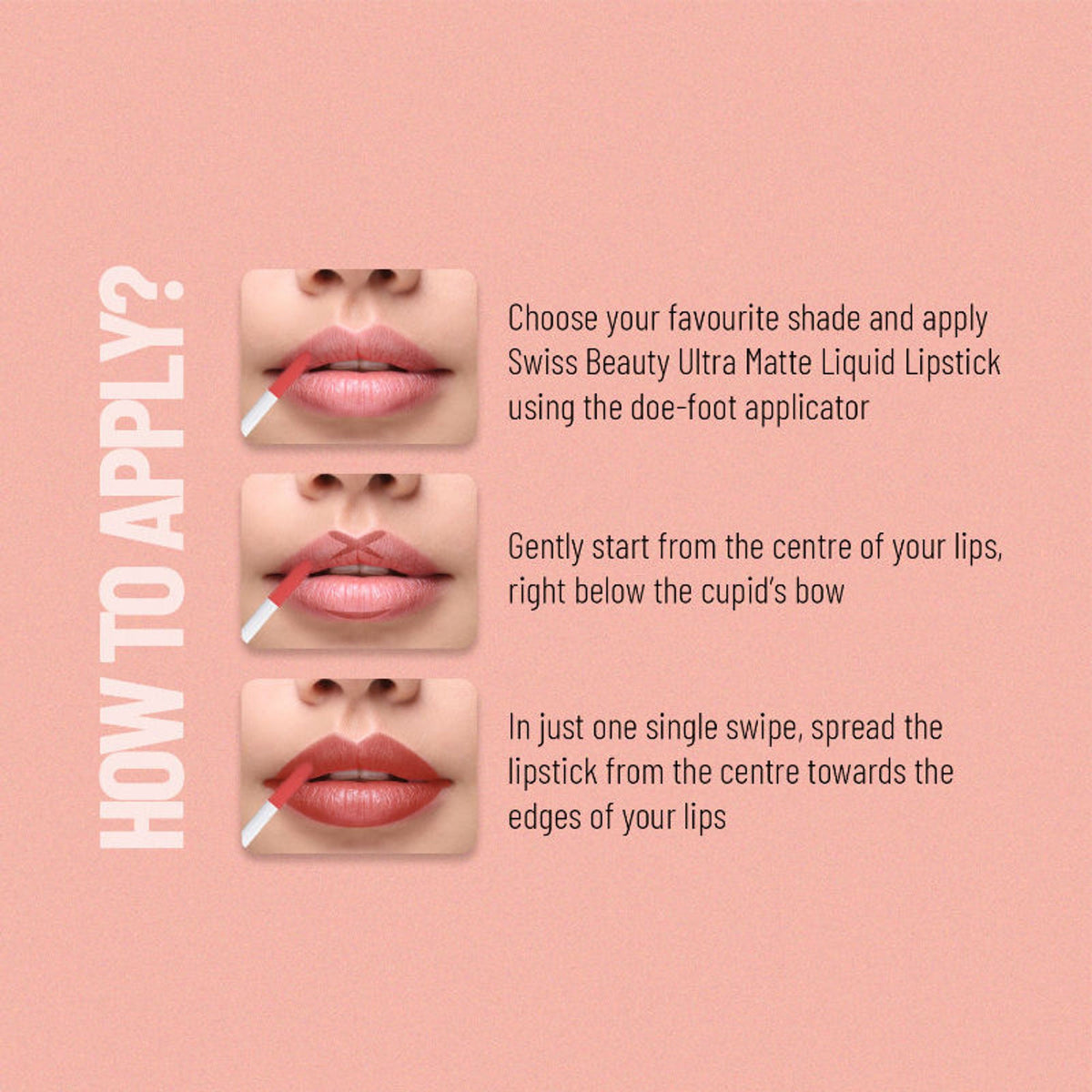 Swiss Beauty Ultra Smooth Matte Liquid Lipstick - 27 Nude Bomb | Grocsy