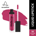 Swiss Beauty Ultra Smooth Matte Liquid Lipstick - 30 Fuschsia Pink | Grocsy