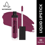 Swiss Beauty Ultra Smooth Matte Liquid Lipstick - 32 Big Berry | Grocsy