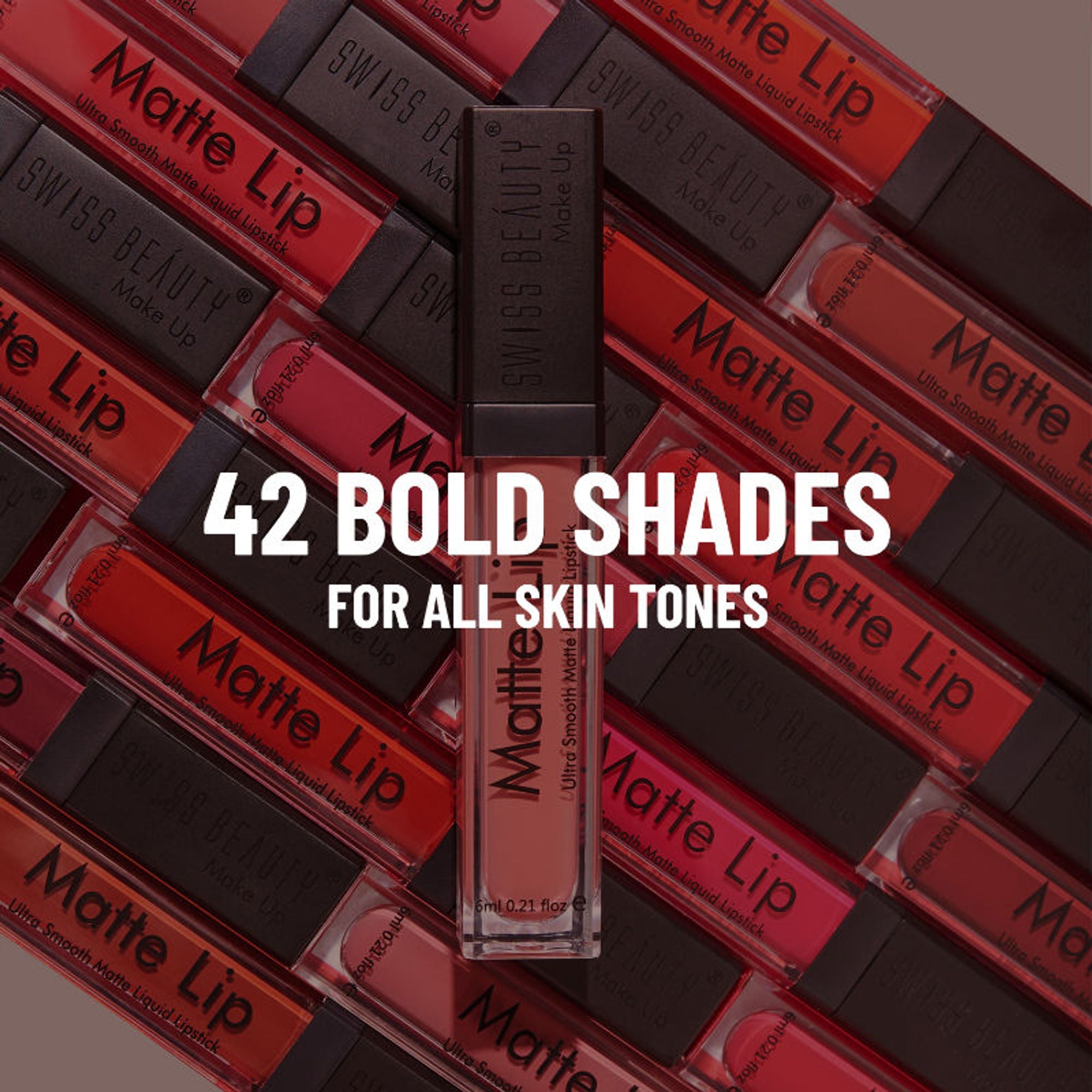 Swiss Beauty Ultra Smooth Matte Liquid Lipstick - 4 Passionate Red | Grocsy