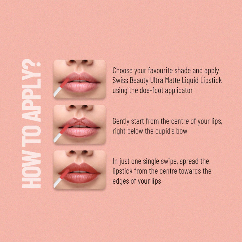 Swiss Beauty Ultra Smooth Matte Liquid Lipstick - Grape Wine | Grocsy