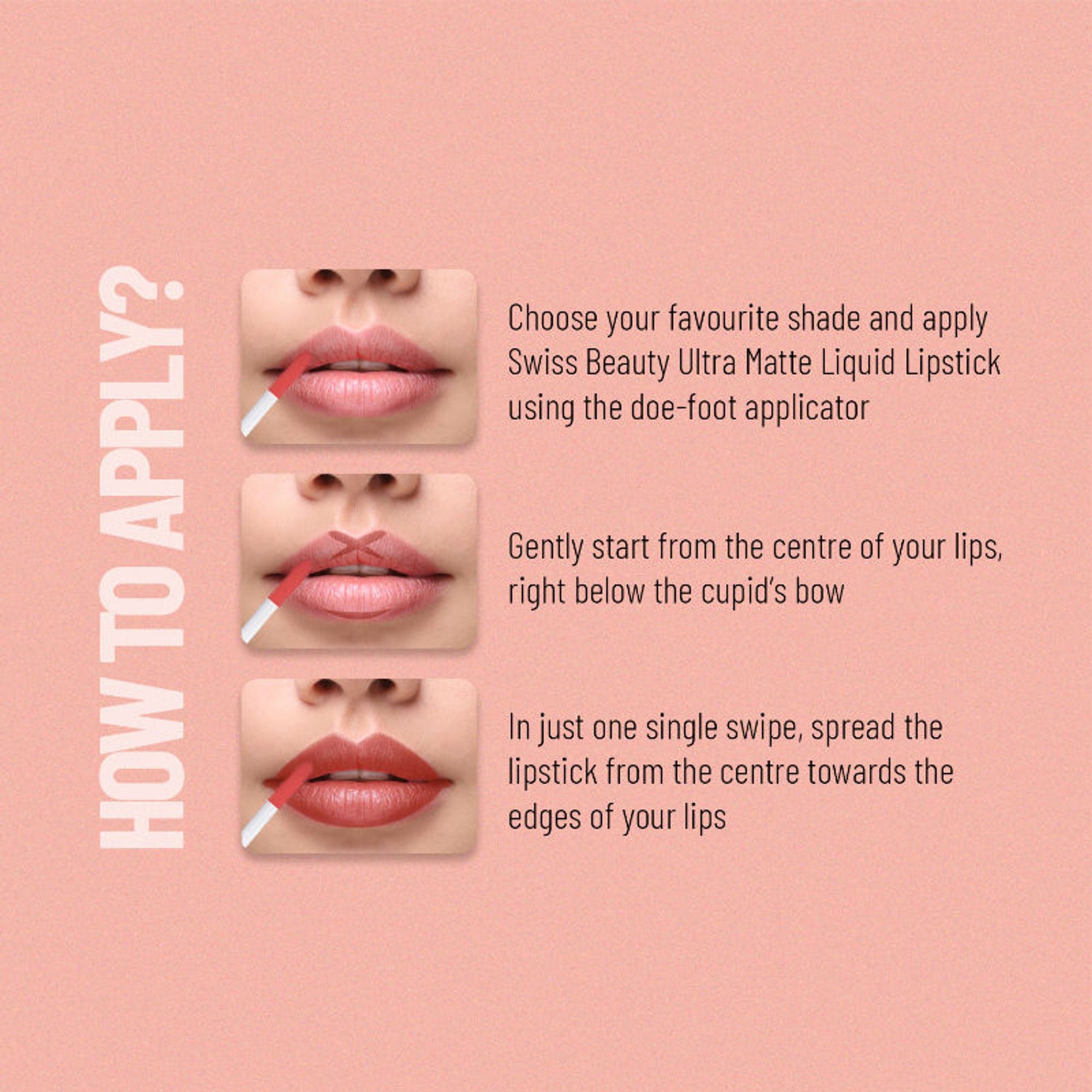 Swiss Beauty Ultra Smooth Matte Liquid Lipstick - 12 Mauve Pink | Grocsy