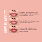 Swiss Beauty Ultra Smooth Matte Liquid Lipstick - 17 Petal | Grocsy