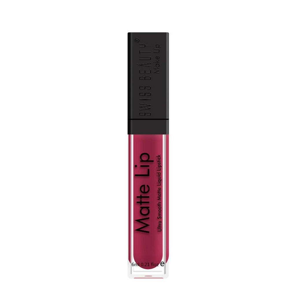Swiss Beauty Ultra Smooth Matte Liquid Lipstick - 37 Berry Boom | Grocsy
