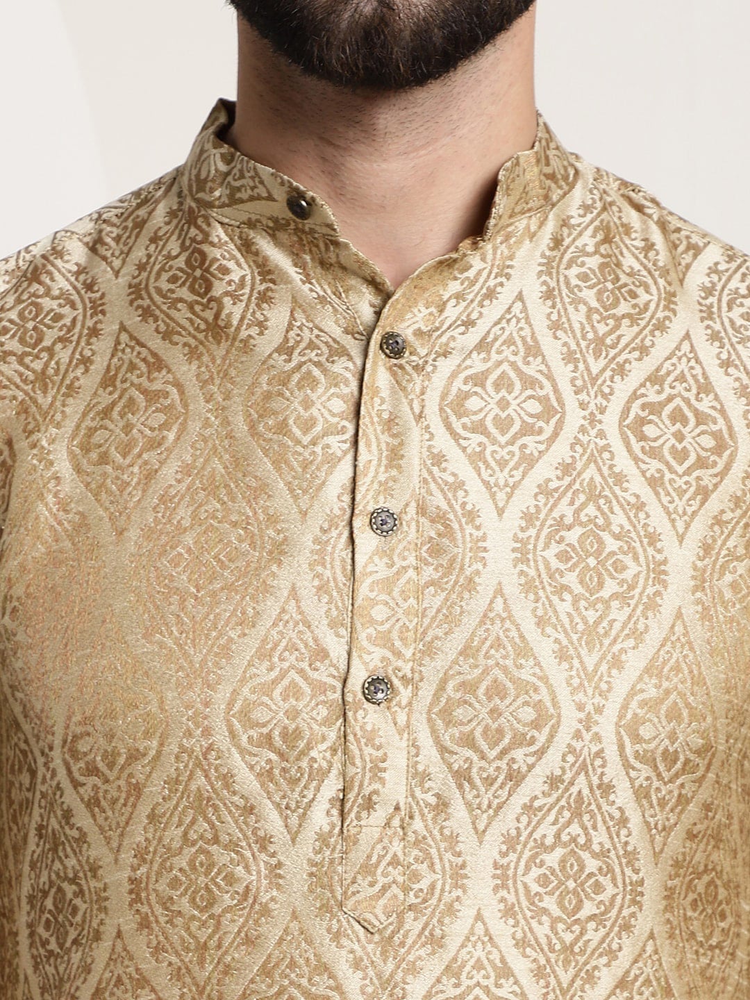 Sojanya Ethnic Motifs Woven Design Regular Kurta With Churidar | Grocsy